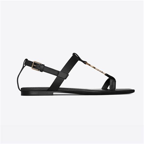 ysl sandal|ysl flat sandals women.